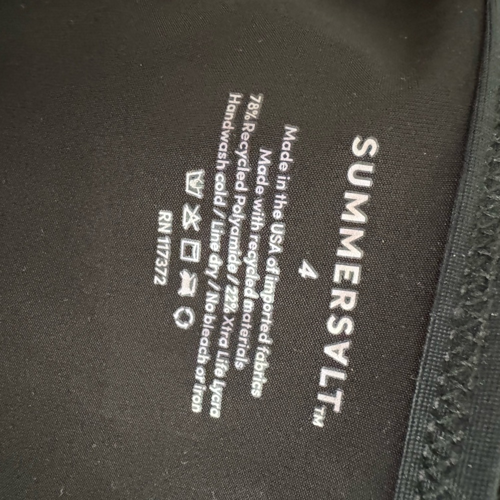Somersault Black One Piece Bathing Suit- New - Picture 5 of 7